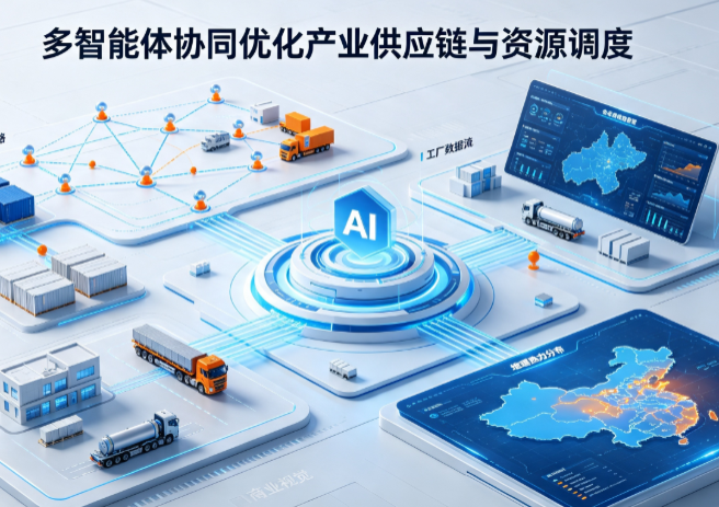 解放区AI 智能体 Geo 优化重塑产业链空间调度体系，打通仓储运输全链路