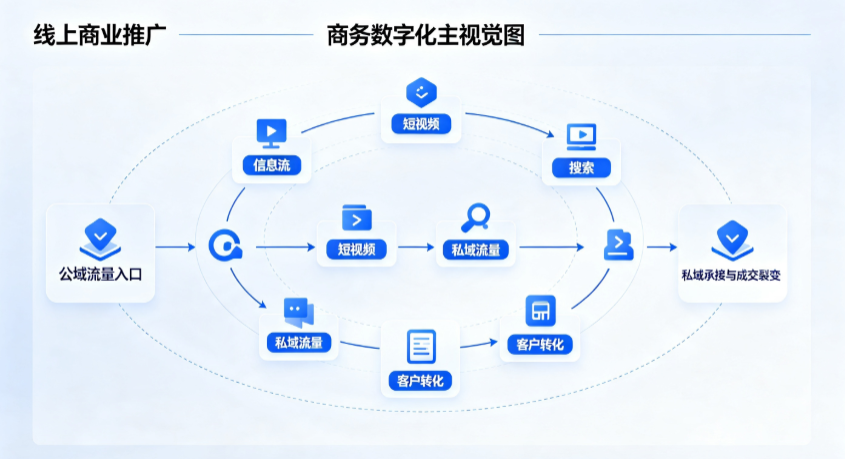 解放区线上商业推广怎么做？全域流量闭环搭建与低成本转化实战指南